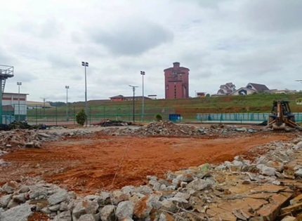 GELANGGANG FUTSAL KOMPLEKS BELIA DAN SUKAN NEGERI MELAKA (KOMBES) BERWAJAH BARU 