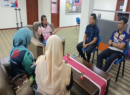 KUNJUNG HORMAT KELAB PETANQUE KRUBONG KE PBSD MELAKA TENGAH