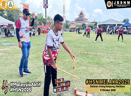 SUKAN KONDA KONDI SEMARAKAN WARISAN TRADISI DI HARI SUKAN NEGARA PERINGKAT NEGERI MELAKA 2025