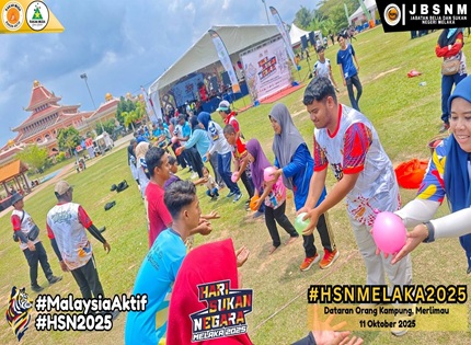MERIAH! SUKAN TRADISIONAL GEGAR DATARAN ORANG KAMPUNG MERLIMAU