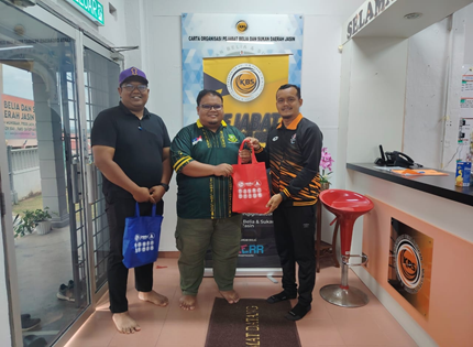 KUNJUNG HORMAT GB4B KAWASAN ALOR GAJAH KE PBSD JASIN