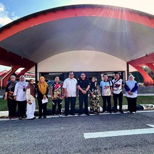 LAWATAN PENANDA ARAS CADANGAN MENAIK TARAF RANGKAIAN INTERNET DAN PEMASANGAN CCTV DI PREMIS KOMPLEKS BELIA DAN SUKAN NEGERI MELAKA