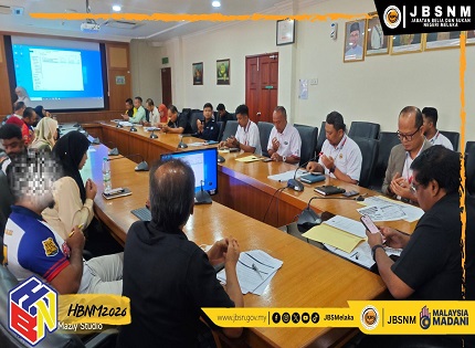 KEBERSAMAAN AGENSI NEGERI MELAKA DALAM MENJAYAKAN HBN MELAKA 2026