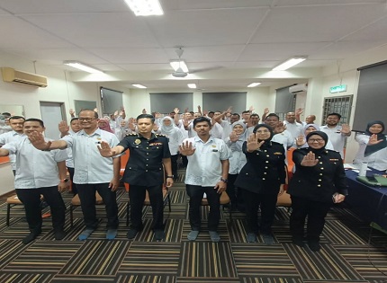 PROGRAM IKRAR BEBAS RASUAH (IBR) JABATAN BELIA  DAN SUKAN NEGERI MELAKA 