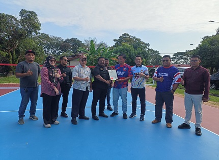 MAJLIS PENYERAHAN GELANGGANG SEPAK TAKRAW TAMAN BACHANG BARU