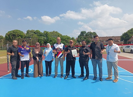 MAJLIS PENYERAHAN GELANGGANG SEPAK TAKRAW TAMAN TAMBY CHIK KARIM