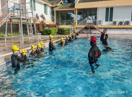 Program Kemahiran Latihan Asas Sukan (KLAS) Renang Fasa 3 Siri 2 Daerah Jasin