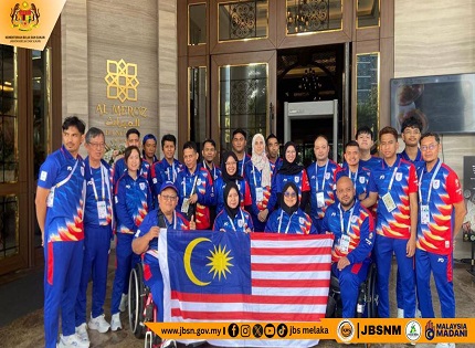 ATLET PARA TENPIN BOLING, PARA OLAHRAGA & BOLA KERANJANG KERUSI RODA MELAKA BAWA MISI GEMILANG MALAYSIA KE PARA ASEAN GAMES KE-13