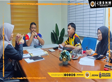 SESI MENANDATANGANI AKUAN PENERIMAAN PERMOHONAN PEMBERIAN BANTUAN JABATAN BELIA DAN SUKAN NEGERI MELAKA 2026