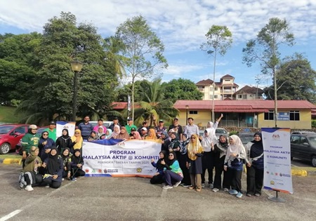PROGRAM  MALAYSIA AKTIF @ KOMUNITI PERINGKAT DAERAH TAMPIN 2025 (SIRI 4)
