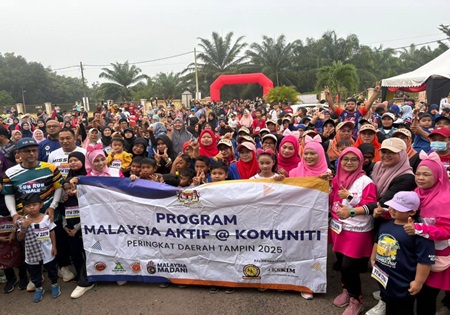 PROGRAM  MALAYSIA AKTIF @ KOMUNITI PERINGKAT DAERAH TAMPIN 2025 (SIRI 6)