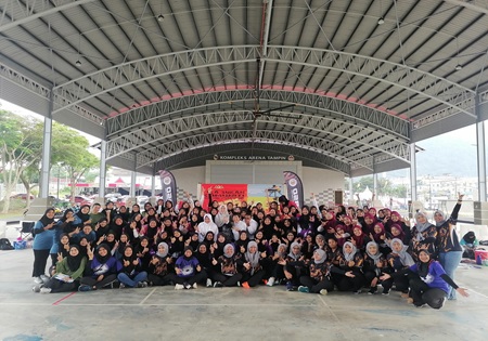 PERTANDINGAN BOLA JARING LIGA SUKAN KOMUNITI PERINGKAT DAERAH TAMPIN 2025 