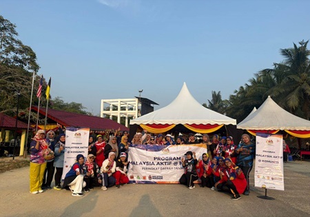 PROGRAM  MALAYSIA AKTIF @ KOMUNITI PERINGKAT DAERAH TAMPIN 2025