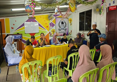 MESYUARAT PENYELARASAN PROGRAM SENAMAN WARGA EMAS AKTIF 2025 PERINGKAT DAERAH TAMPIN