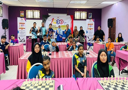 Pertandingan Catur 1000 Liga Peringkat Daerah Rembau 2025 Meriah
