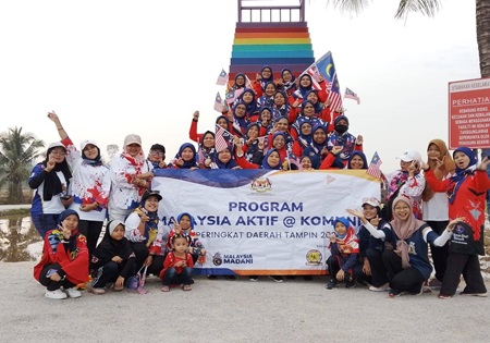 PROGRAM  MALAYSIA AKTIF @ KOMUNITI PERINGKAT DAERAH TAMPIN 2025 (SIRI 10)