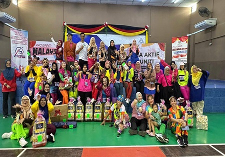 Program Malaysia Aktif @ Komuniti Siri 8 Meriah di Dewan IPD Rembau