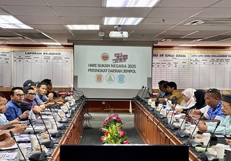 MESYUARAT PENYELARASAN PROGRAM HARI SUKAN NEGARA 2025 (HSN2025) PERINGKAT DAERAH JEMPOL