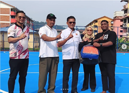 JABATAN BELIA DAN SUKAN NEGERI PAHANG PERKASA BELIA ALOR AKAR DENGAN FASILITI SUKAN BAHAR