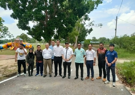 Lawatan Cadangan Naik Taraf Litar Drag Di Taman Tasik Abu Bakar