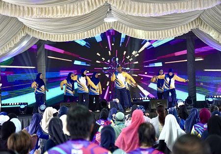 Sesi Senamrobik Bersama Kelab Belia Lestari!  