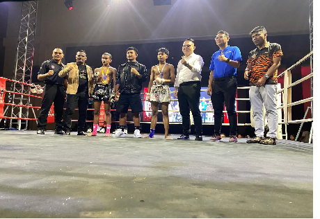 GERAN PADANAN SUKAN  : KEJOHANAN MUAYTHAI JEMPUTAN ANTARABANGSA PULAU PINANG  Persatuan Muaythai Pulau Pinang telah menganjurkan Kejohanan Muaythai Jemputan Antarabangsa Pulau Pinang pada 25 sehingga 27 April 2025 bertempat di Dewan Milenium, Kepala Batas