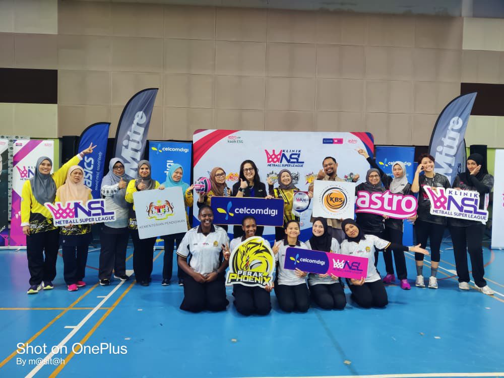 TIMBALAN PENGARAH JBS PERAK MERASMIKAN KLINIK NETBALL SUPER LEAGUE TENBY INTERNATINAL SCHOOL