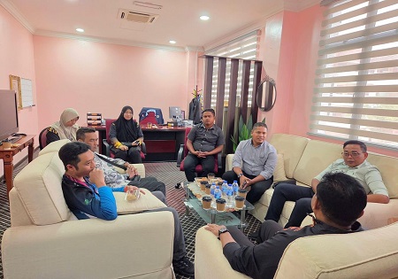 KUNJUNG HORMAT DARIPADA CAWANGAN KHAS IBU PEJABAT DAERAH (IPD) KANGAR KE JABATAN BELIA DAN SUKAN NEGERI PERLIS