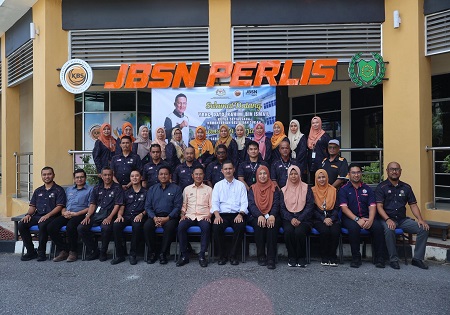 LAWATAN KERJA KETUA SETIAUSAHA KEMENTERIAN BELIA DAN SUKAN KE JABATAN BELIA DAN SUKAN NEGERI PERLIS
