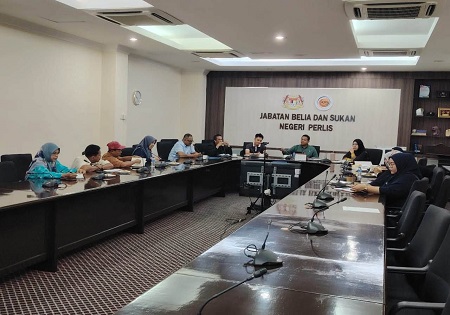 MESYUARAT PEMANTAUAN JABATAN BERSAMA KONTRAKTOR PERKHIDMATAN DI JABATAN BELIA DAN SUKAN NEGERI PERLIS