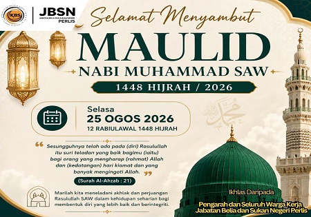 SELAMAT MENYAMBUT MAULID NABI MUHAMMAD SAW 1448H