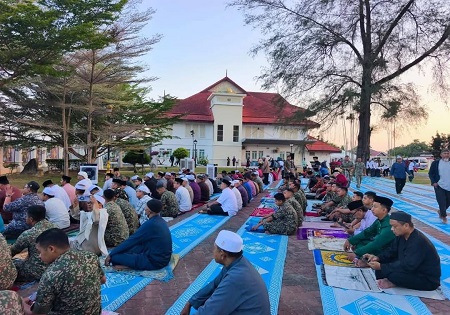 SOLAT AL-ISTISQA’ (SOLAT MEMOHON HUJAN) WARGA JABATAN BELIA DAN SUKAN NEGERI PERLIS TELAH MENGHADIRI