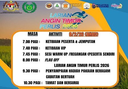 ATUR CARA LARIAN ANGIN TIMUR PERLIS PAT2026 JBSN PERLIS TAHUN 2026