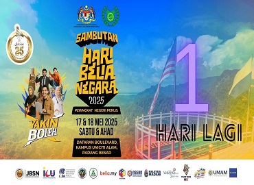 COUNTDOWN 1 HARI LAGI BELIA NEGARA PERINGKAT NEGERI PERLIS 2025