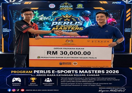 PROGRAM PERLIS E-SPORTS MASTERS 2026 TERUS PERKASA EKOSISTEM E-SUKAN NEGERI