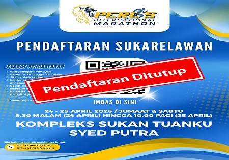 PENDAFTARAN SUKARELAWAN KINI TELAH DITUTUP