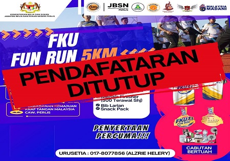 ANDA MEMANG LUAR BIASA! KUOTA FKU FUN RUN 2026 TELAH HABIS DIPENUHI!