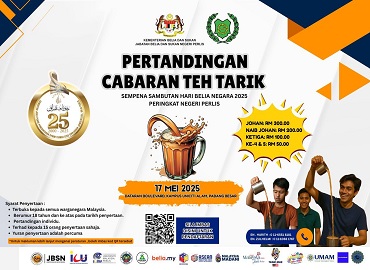 PERTANDINGAN CABARAN TEH TARIK  SEMPENA HARI BELIA NEGARA PERINGKAT NEGERI PERLIS 2025