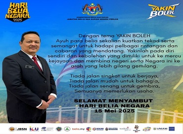 UCAPAN TUAN PENGARAH JBSN PERLIS SEMPENA HARI BELIA NEGARA 2025