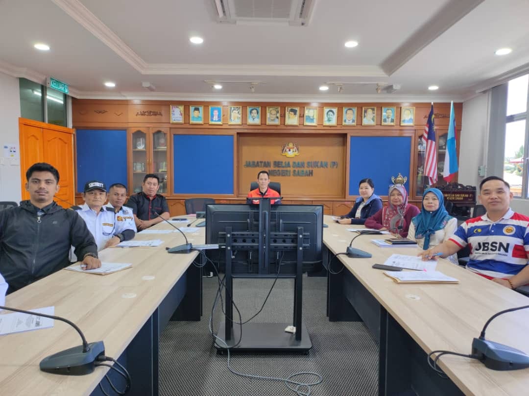 SESI PERJUMPAAN PENGURUSAN TERTINGGI JABATAN BELIA DAN SUKAN (P) NEGERI SABAH BERSAMA SYARIKAT KAWALAN KESELAMATAN