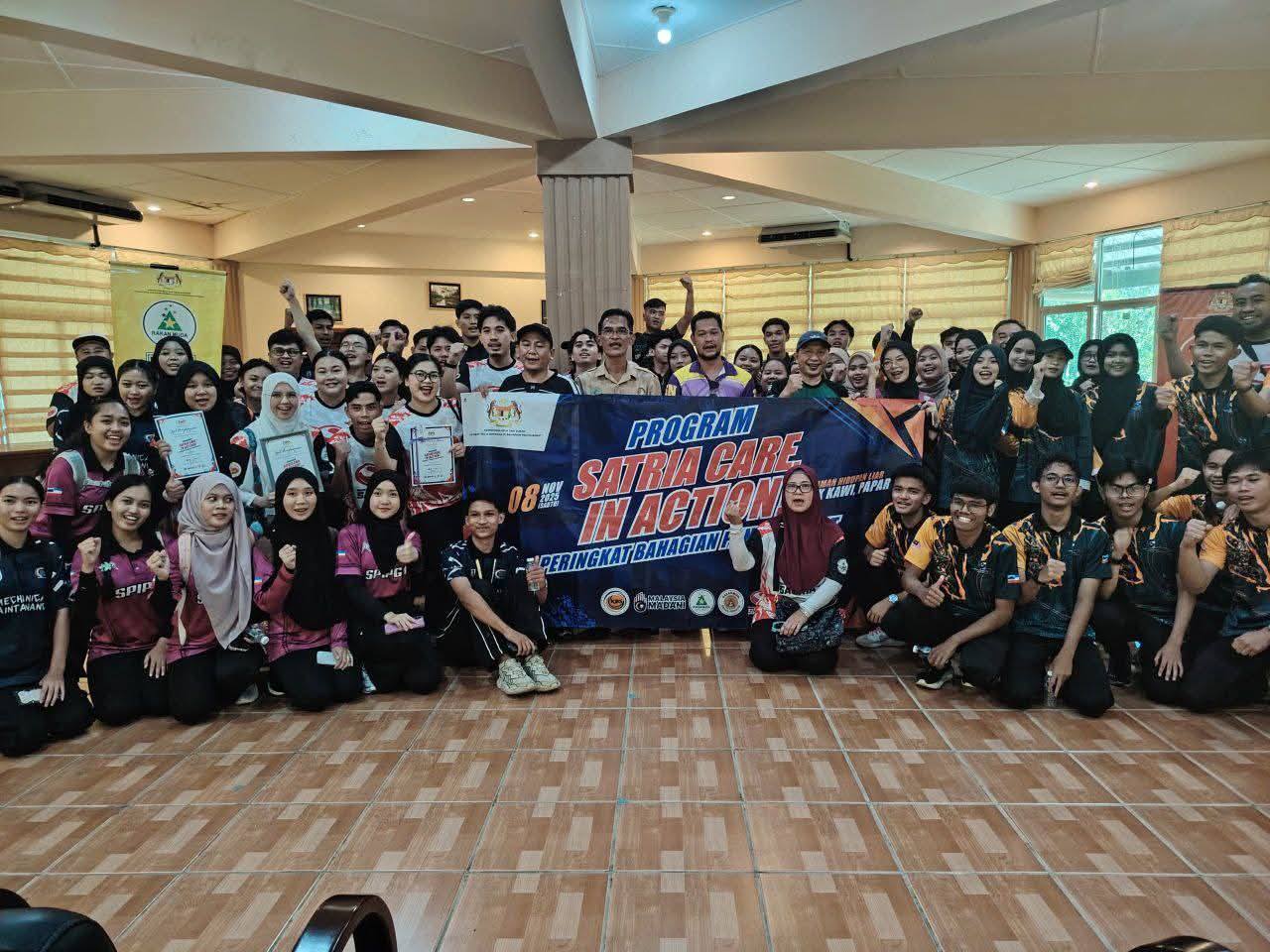 PROGRAM SATRIA CARE, IN ACTION KUKUHKAN NILAI SUKARELAWAN DAN CINTA ALAM SEKITAR