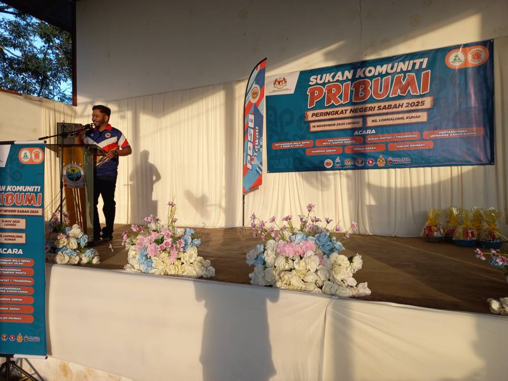 SUKAN KOMUNITI PRIBUMI SABAH 2025 MEDAN PERKUKUH PERPADUAN MASYARAKAT DAN AGENSI KERAJAAN