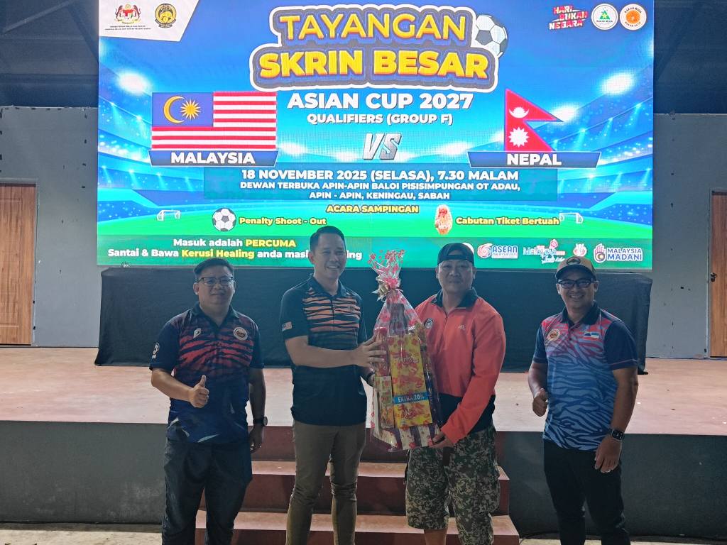 TAYANGAN SKRIN BESAR PERINGKAT NEGERI SABAH 2025  