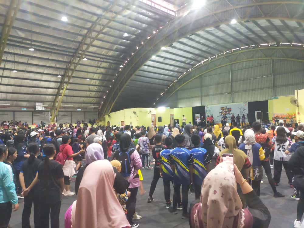 SAMBUTAN HARI SUKAN NEGARA PERINGKAT BAHAGIAN KUDAT MERIAH