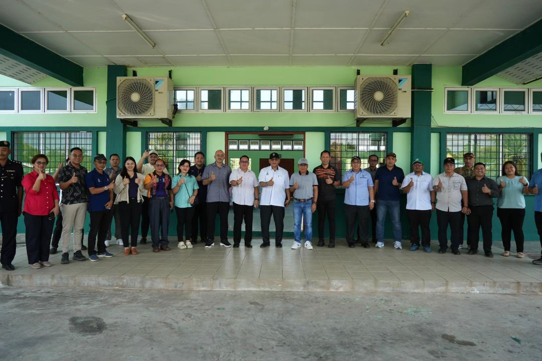LAWATAN PROJEK PEMBANGUNAN FASILITI SUKAN PERKUKUH INFRASTRUKTUR NEGERI SABAH