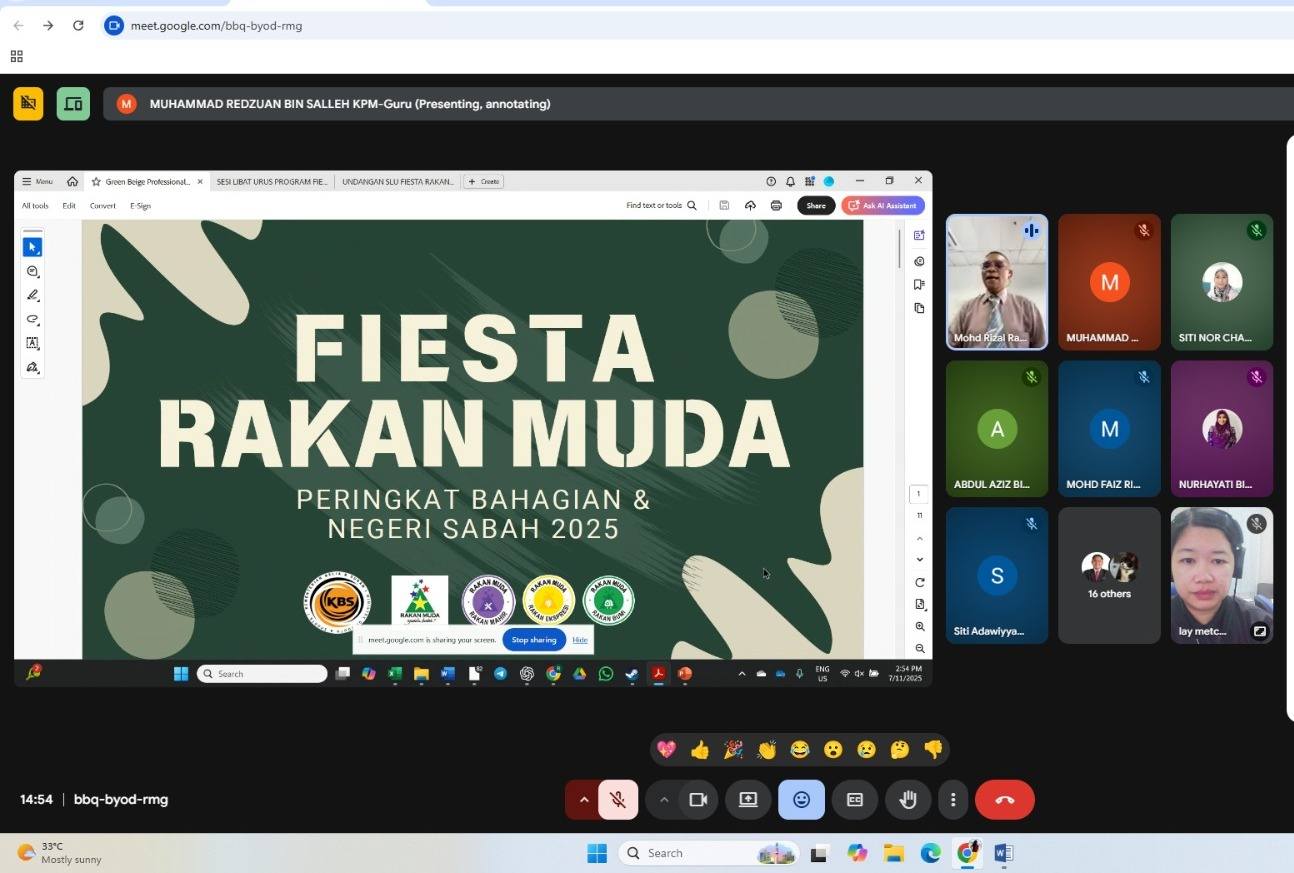 FIESTA RAKAN MUDA BERSAMA JABATAN PENDIDIKAN NEGERI SABAH