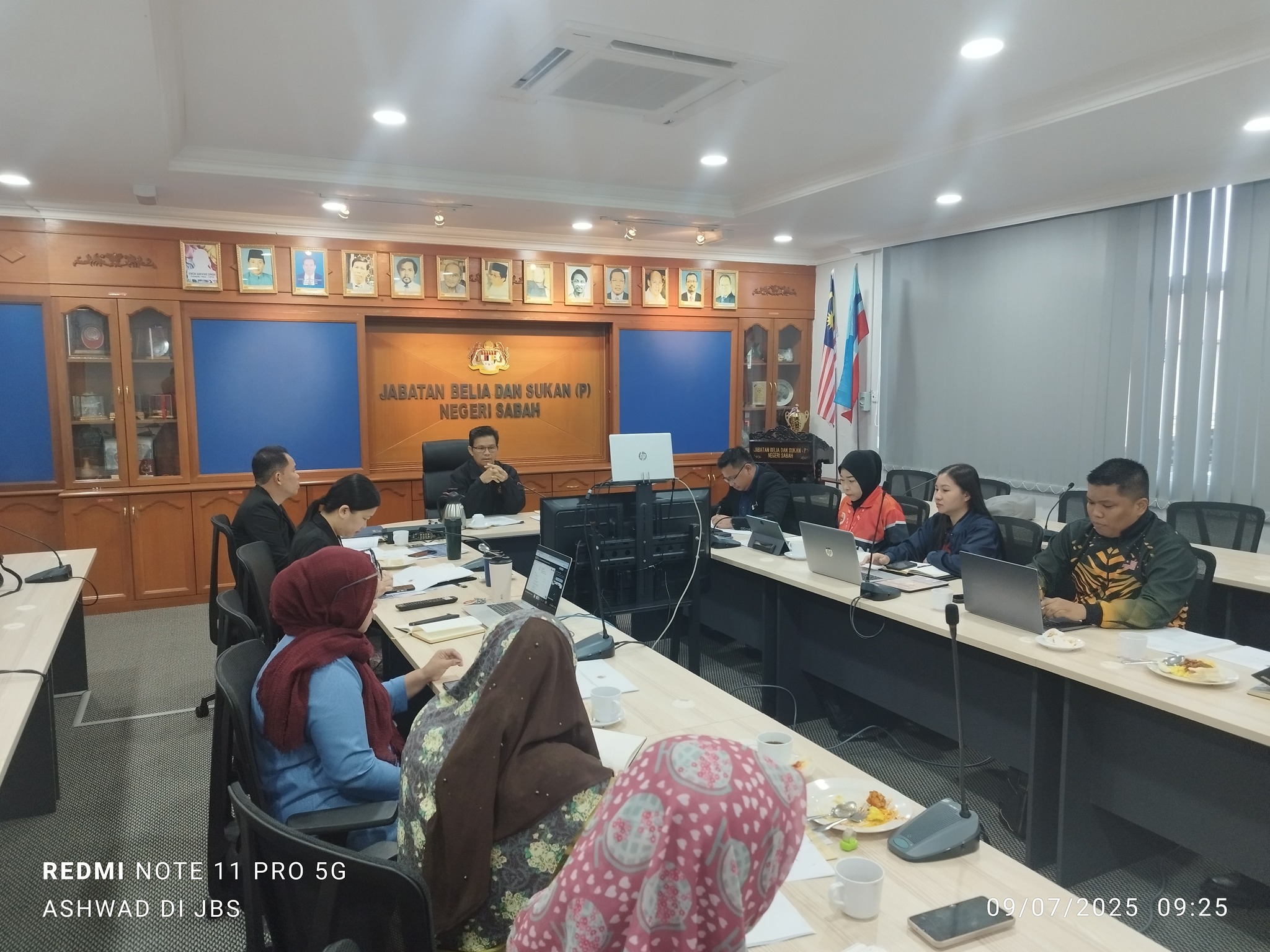 MESYUARAT JKPAK, JPKA, MBJ DAN JTK JBS(P) SABAH BERLANGSUNG HARI INI