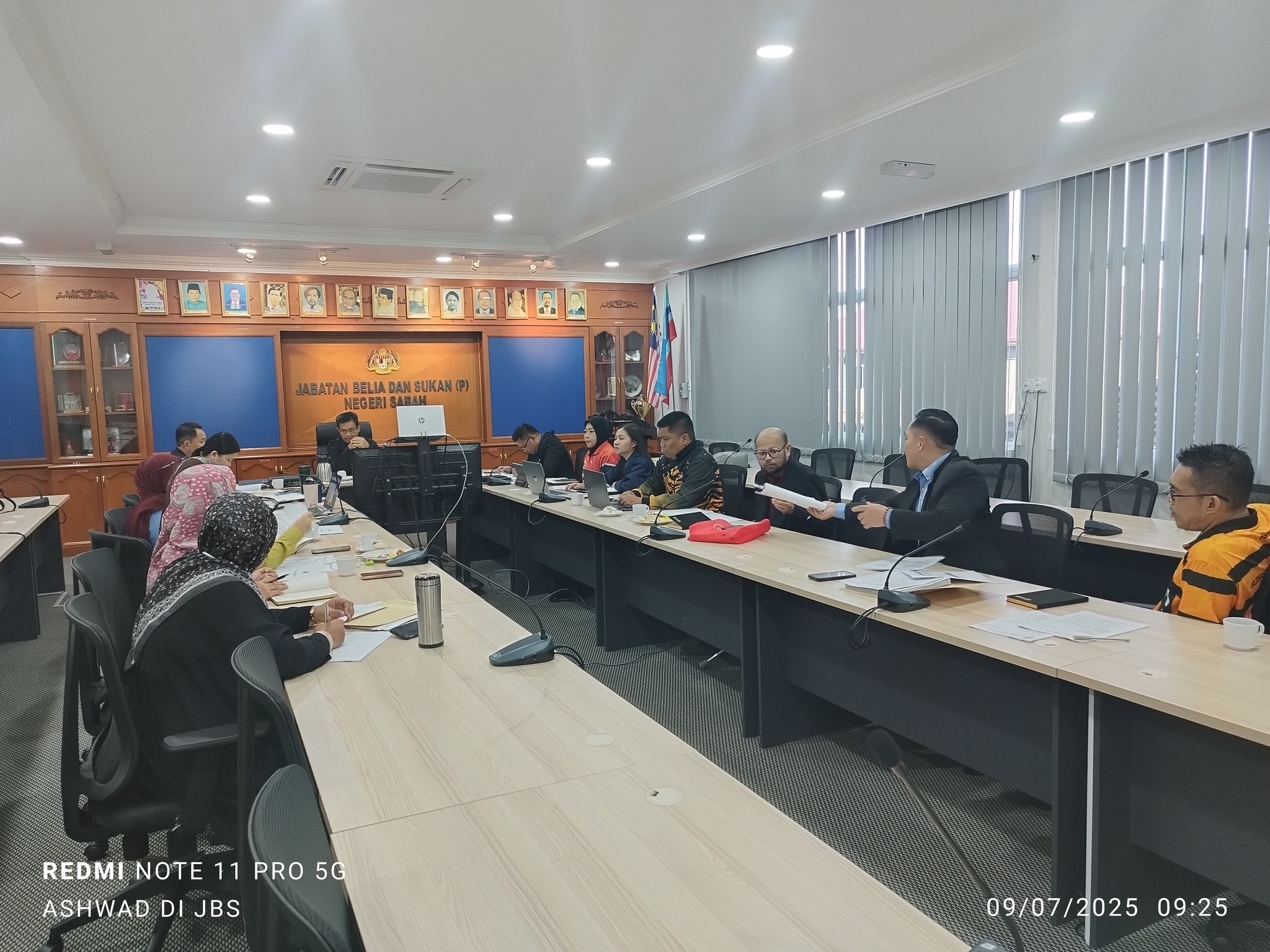 MESYUARAT JKPAK, JPKA, MBJ DAN JTK JBS(P) SABAH BERLANGSUNG HARI INI