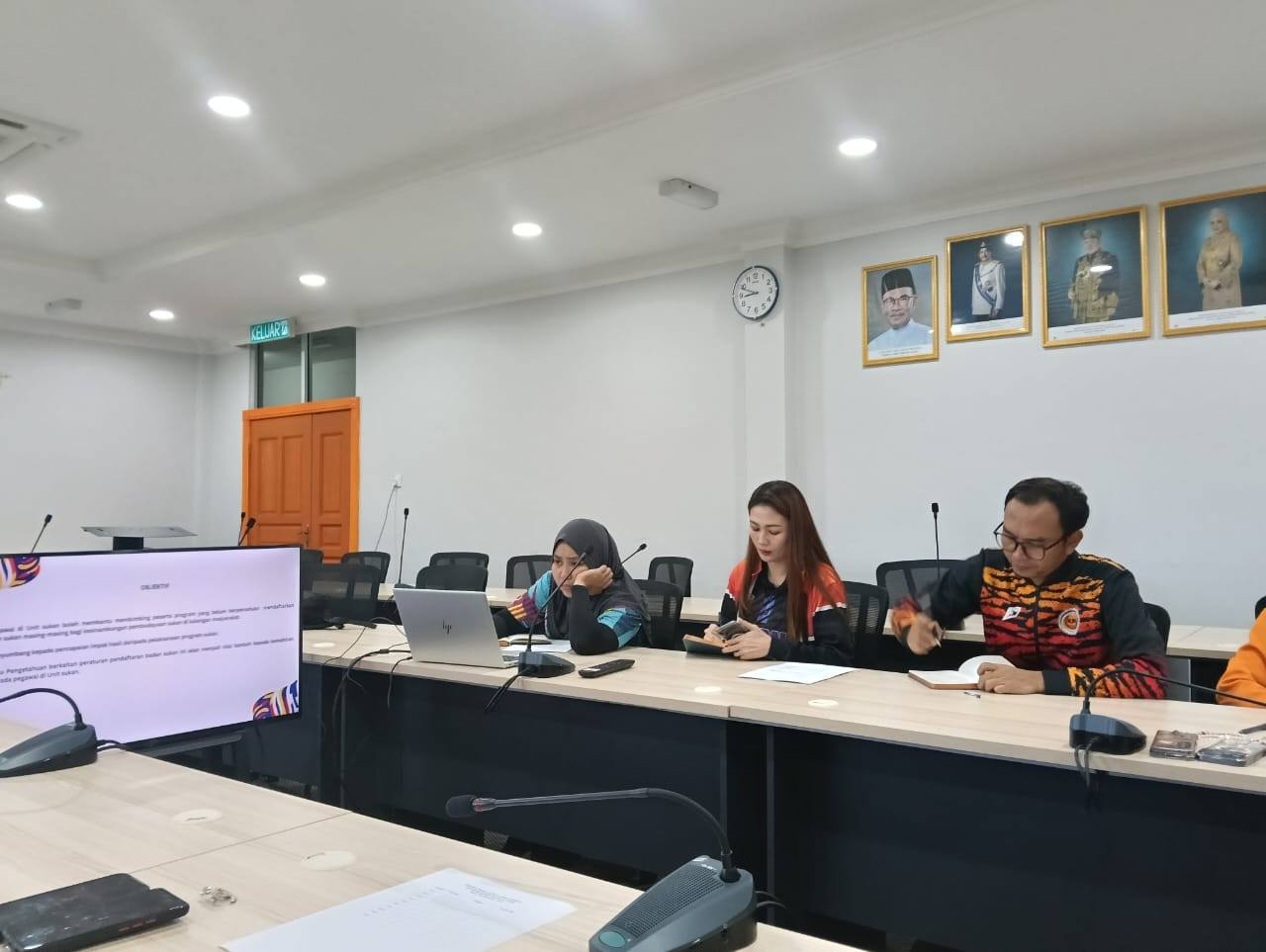 SESI PENGUKUHAN KERJA BAHAGIAN PEMBANGUNAN SUKAN JBS SABAH