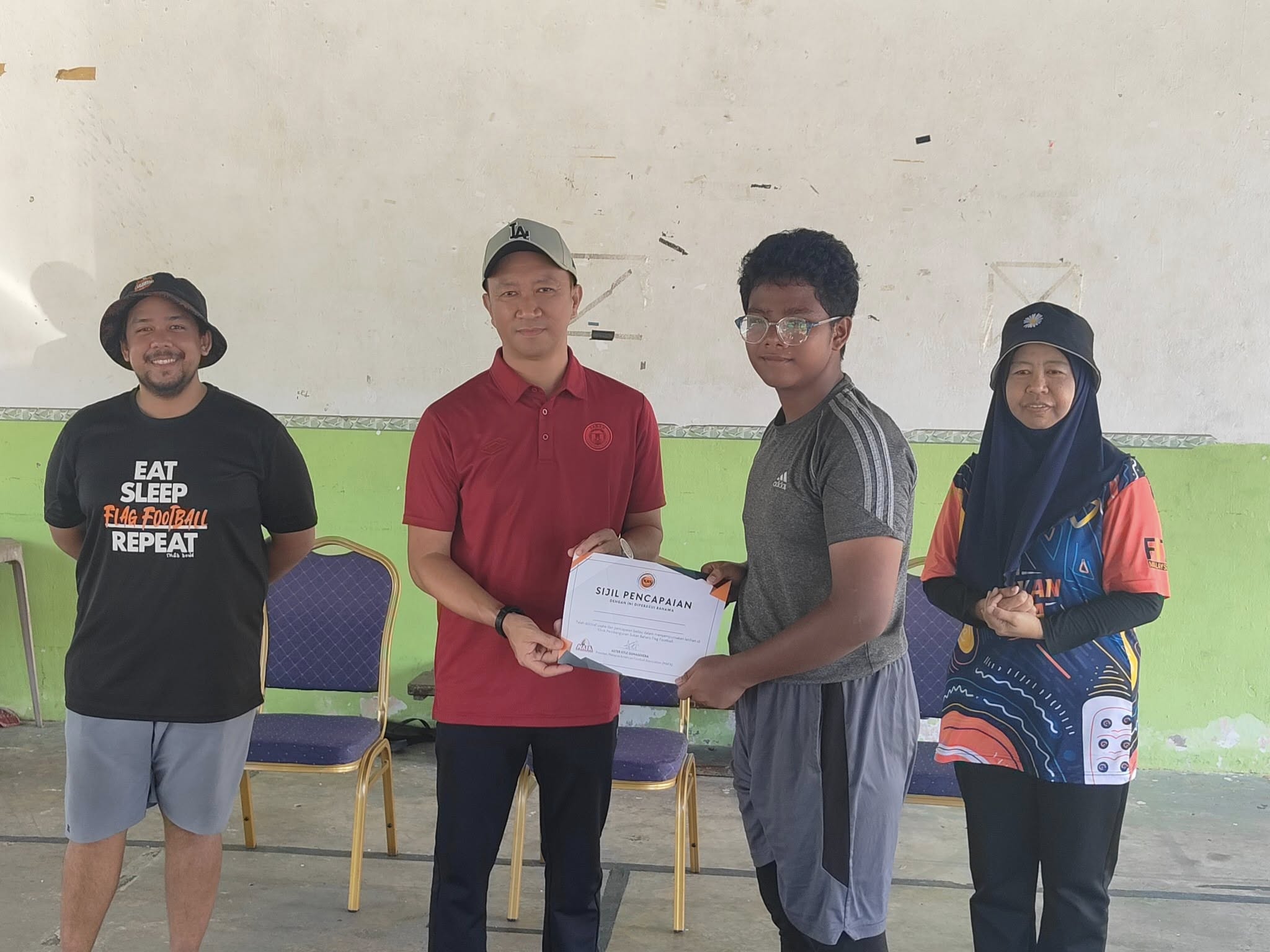 KLINIK PENGENALAN SUKAN BAHARU FLAG FOOTBALL PERINGKAT NEGERI SABAH 2025